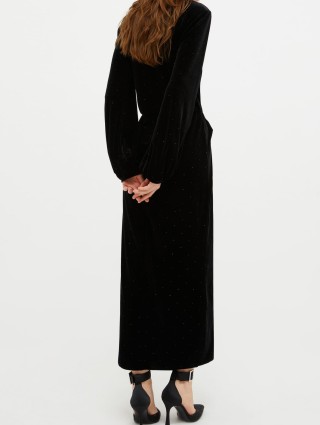 Чёрное платье  MAX&CO: фото 2 - Invogue