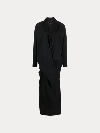 Чёрное платье Y/PROJECT: фото - Invogue