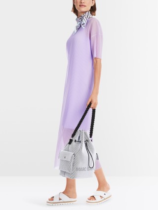 Фиолетовое платье Marc Cain свободного кроя: фото 1 - Invogue