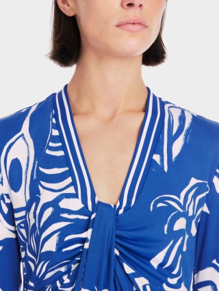 Синя сукня Marc Cain з принтом: фото 6 - Invogue