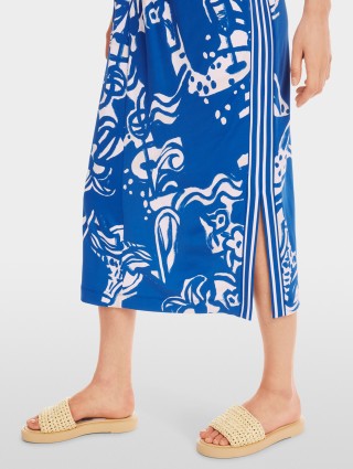 Синя сукня Marc Cain з принтом: фото 5 - Invogue