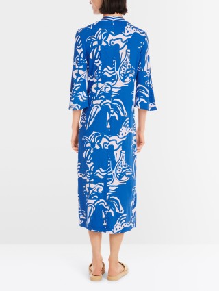 Синя сукня Marc Cain з принтом: фото 2 - Invogue