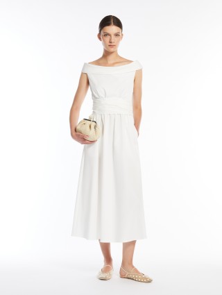 Біла сукня  Weekend Max Mara з бавовняного попліну: фото 1 - Invogue
