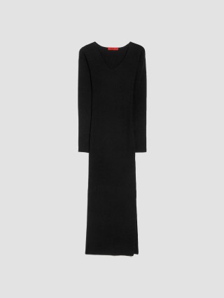 Чорна сукня Max&Co в рубчик: фото - Invogue