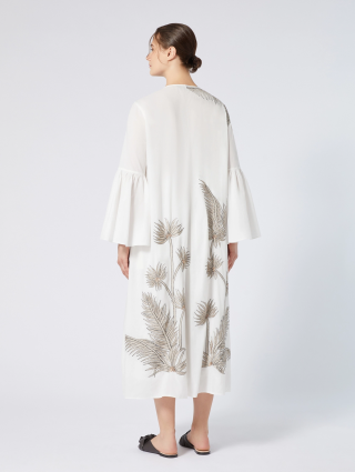 Біла сукня Marina Rinaldi з вишивкою: фото 2 - Invogue