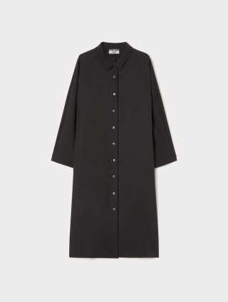 Черное платье Marina Rinaldi атласное: фото - Invogue