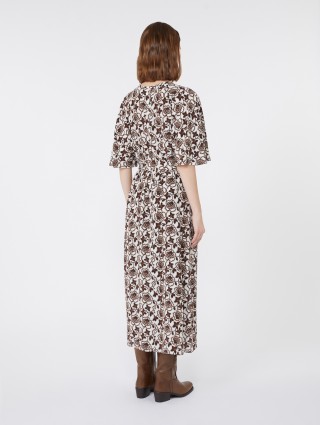 Сукня з принтом WEEKEND MAX MARA з шовку: фото 3 - Invogue