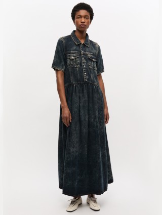 Чёрное платье GANNI : фото 1 - Invogue