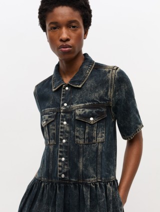 Чёрное платье GANNI : фото 3 - Invogue