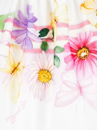 Різнокольорова сукня MONNALISA: фото 2 - Invogue