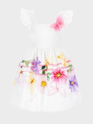 Різнокольорова сукня MONNALISA: фото - Invogue