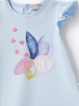 Блакитна сукня IL GUFO : фото 2 - Invogue