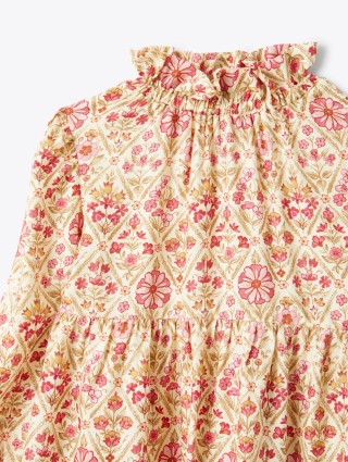 Жёлтое платье IL GUFO: фото 2 - Invogue