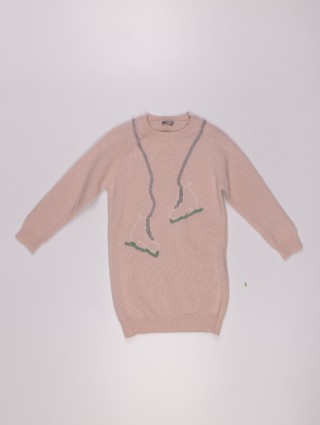 Розовое платье IL GUFO: фото - Invogue