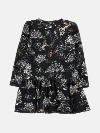 Чёрное платье MONNALISA: фото 1 - Invogue