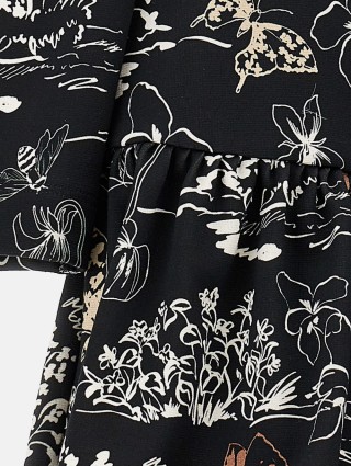 Чёрное платье MONNALISA: фото 2 - Invogue