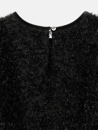 Чёрное платье MONNALISA: фото 3 - Invogue