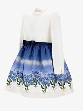 Платье MONNALISA с цветочным принтом: фото 3 - Invogue