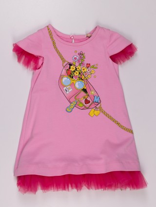 Розовое платье MONNALISA: фото - Invogue