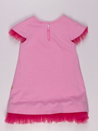 Розовое платье MONNALISA: фото 1 - Invogue