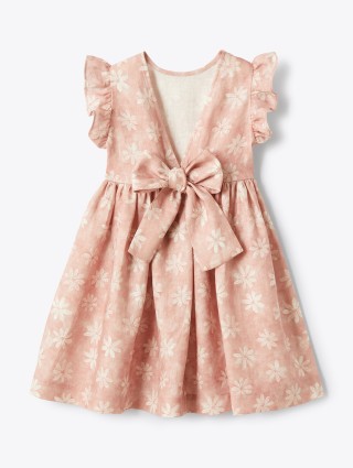 Рожева сукня IL GUFO лляна: фото 2 - Invogue