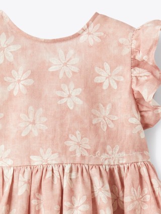 Рожева сукня IL GUFO лляна: фото 3 - Invogue