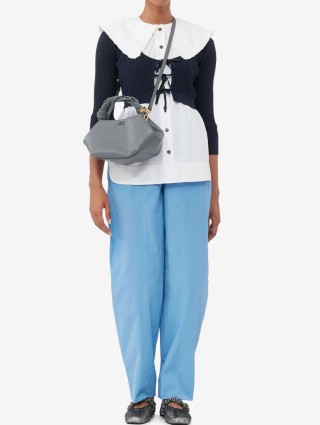 Сіра сумка GANNI : фото 9 - Invogue