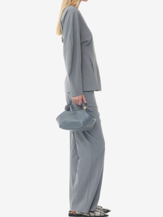 Сіра сумка GANNI : фото 2 - Invogue