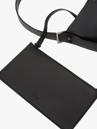 Черная сумка MAX MARA из кожи: фото 6 - Invogue