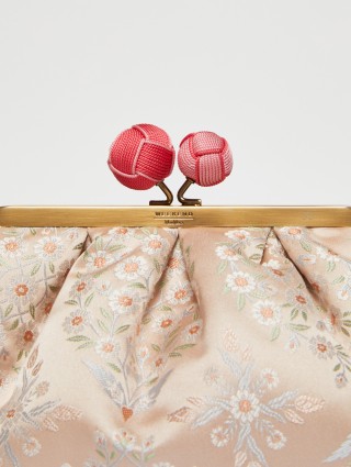 Розовая сумка WEEKEND ACCESSORIES с цветочным узором: фото 5 - Invogue