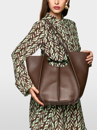 Коричневая сумка MARC CAIN из экокожи: фото 1 - Invogue