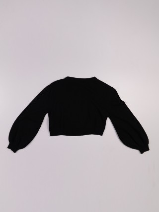 Чорний светр MONNALISA : фото 1 - Invogue