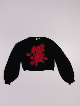 Чорний светр MONNALISA : фото - Invogue