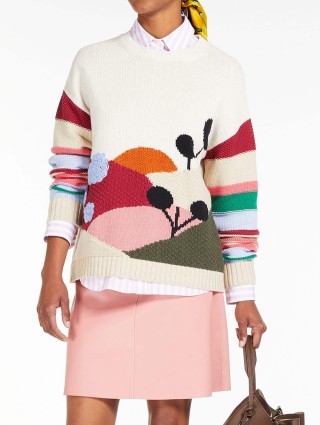 Білий светр WEEKEND MAX MARA : фото 3 - Invogue