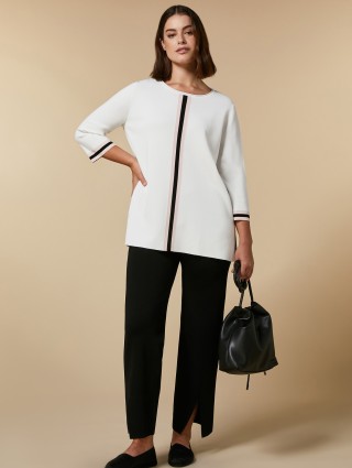 Белый свитер MARINA RINALDI: фото 4 - Invogue