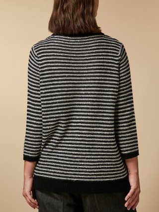 Чорний светр MARINA RINALDI : фото 2 - Invogue