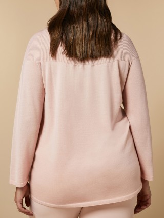 Рожевий светр MARINA RINALDI : фото 2 - Invogue