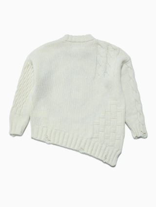 Білий светр MM6 MAISON MARGIELA KIDS : фото 1 - Invogue