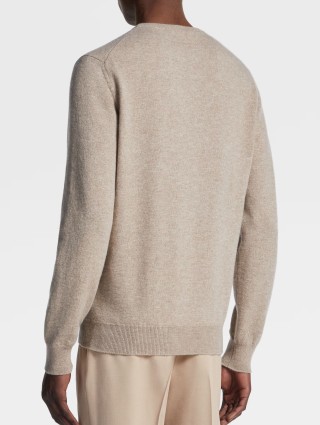 Бежевий светр Zegna з кашеміру Oasi: фото 2 - Invogue