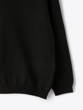 Чорний светр IL GUFO : фото 2 - Invogue