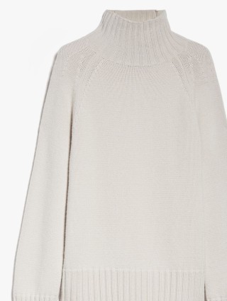 Кремовый свитер MAX MARA: фото 3 - Invogue