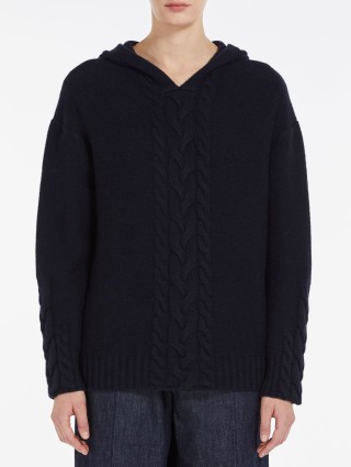 Тёмно-синий свитер MAX MARA: фото 1 - Invogue