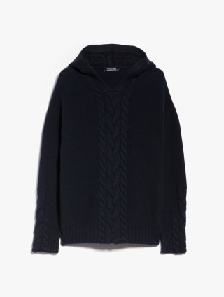 Тёмно-синий свитер MAX MARA: фото - Invogue