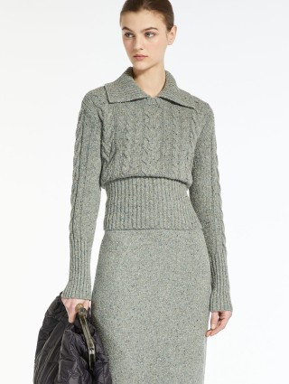 Сірий светр WEEKEND MAX MARA : фото 3 - Invogue