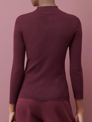 Бордовый свитер MARELLA: фото 2 - Invogue