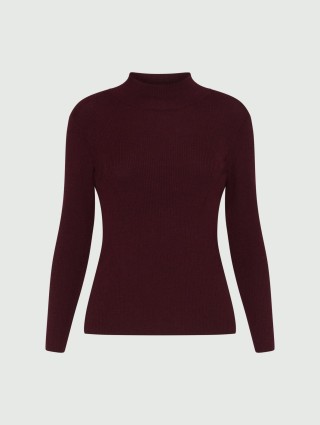 Бордовый свитер MARELLA: фото - Invogue