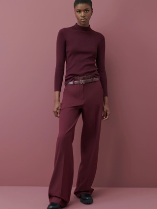 Бордовый свитер MARELLA: фото 4 - Invogue