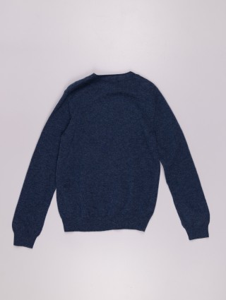 Синий свитер IL GUFO: фото 1 - Invogue