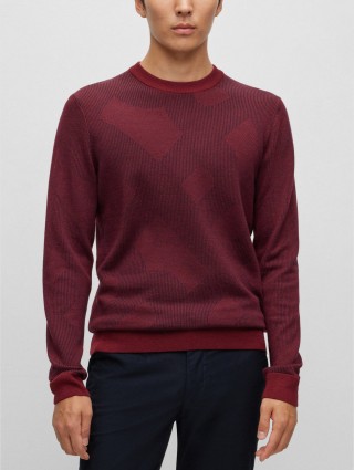 Червоний светр BOSS : фото 2 - Invogue