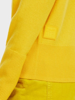 Жёлтый свитер MARC CAIN: фото 4 - Invogue